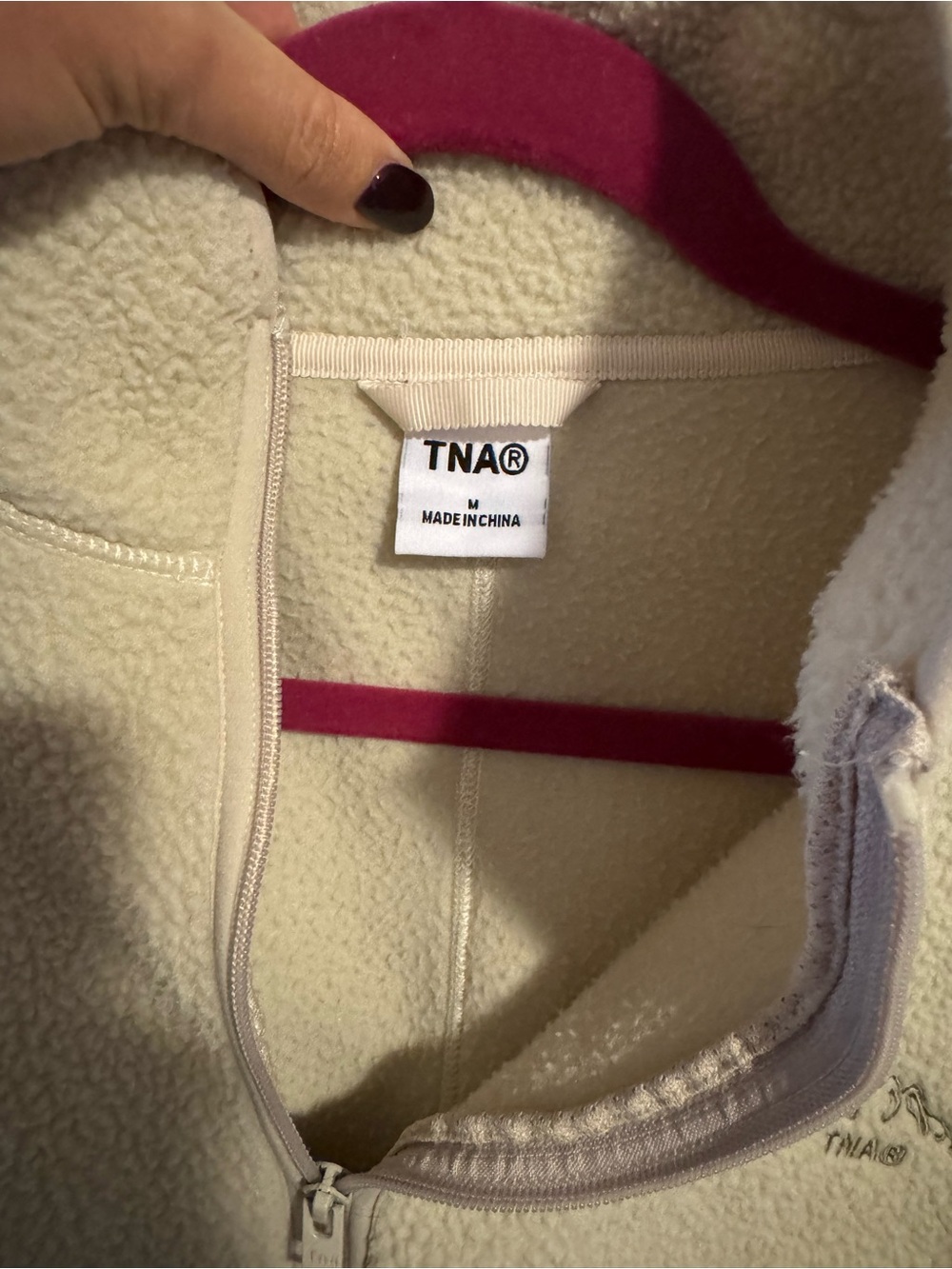 Aritzia Polartec Fleece - Cream - Picture 3 of 3